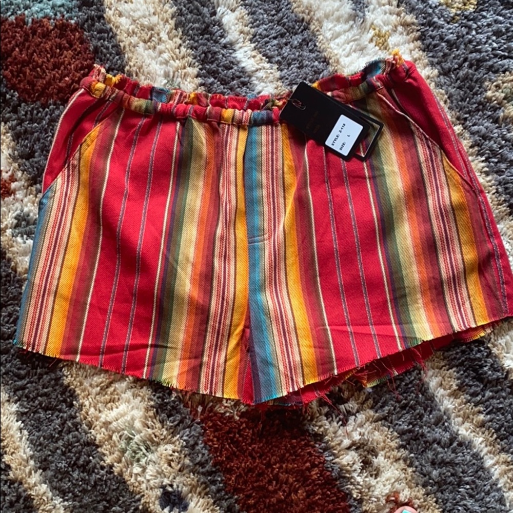 L& B serape Shorts